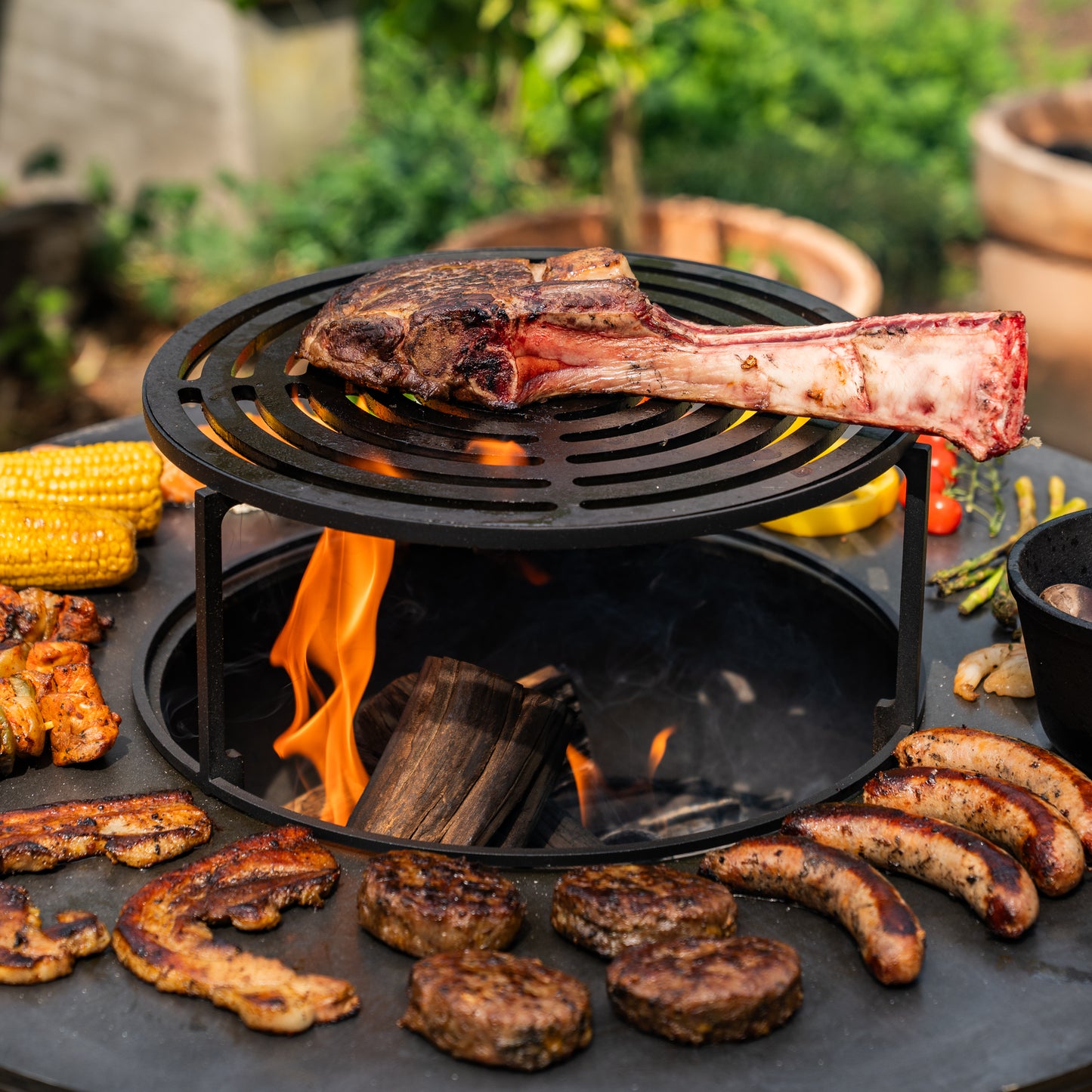 BBQ Plancha High Wok Ring